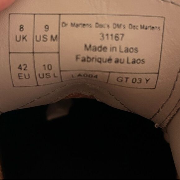 Dr. Martens 1461 Quad II Oxford Platform Derby, Vintage Taupe, Women’s 10, NWOT - Picture 14 of 14